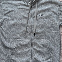 Alo Yoga Grey Zip-up Hoodie
