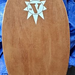 Vintage Wooden Skim/Boogie Board 