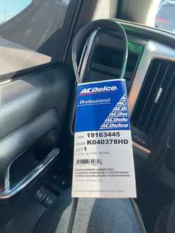 ACDelco Gold 962 mm Serpentine Belt  K040378HD