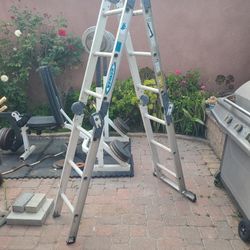 Werner Folding Aluminum Multi Position Ladder