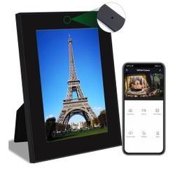 Hidden Camera Photo Frame - WiFi Spy Cam with Remote Viewing - 1080P FHD Nanny Cam for Indoor Security, Wireless Video Recorder