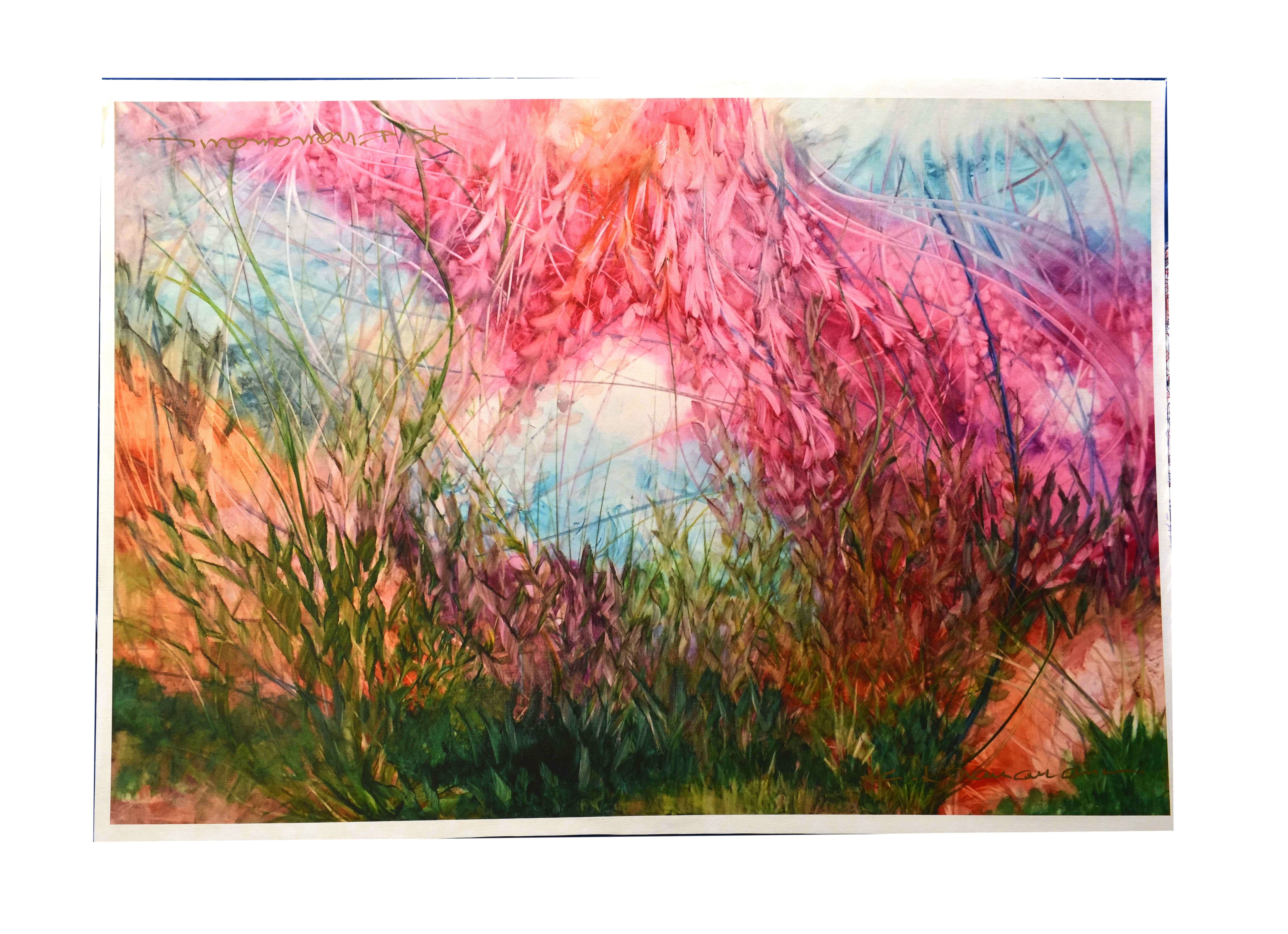 Whispers of Color, Giglee On Canvas Kamran Khavarani