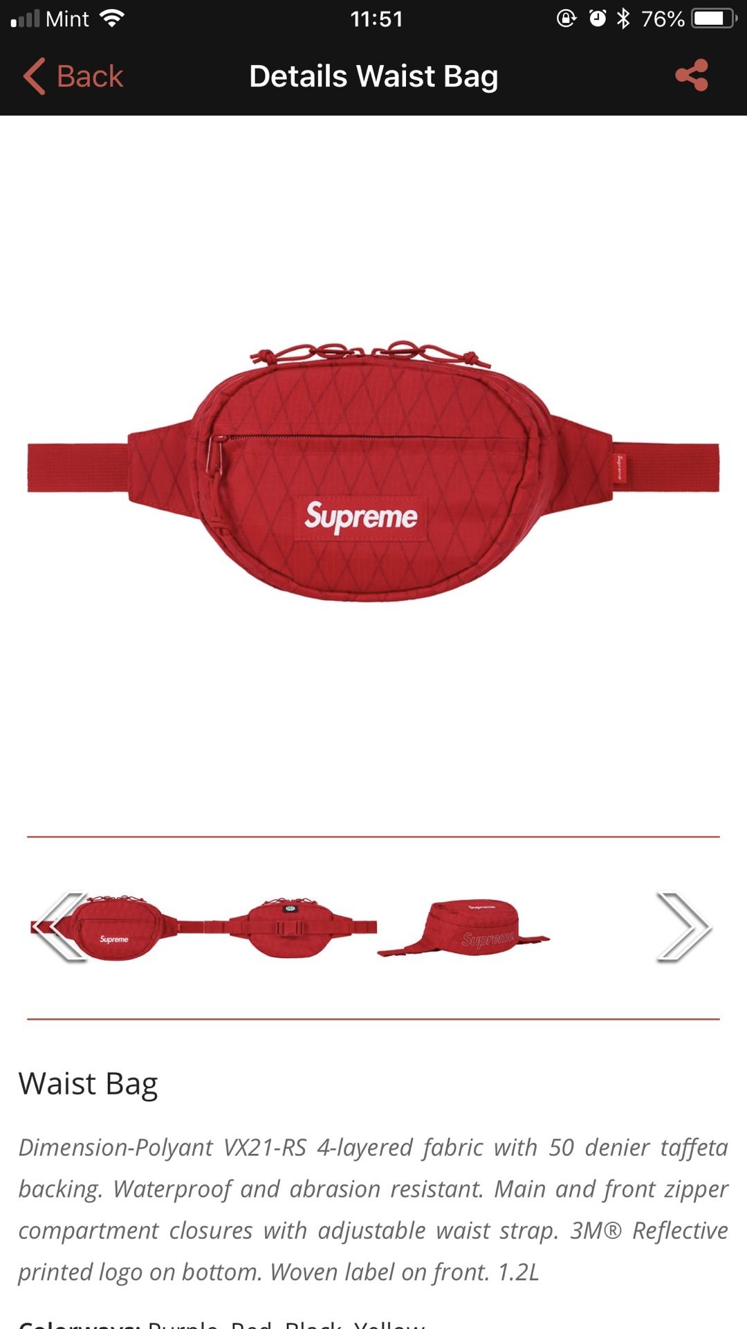 Supreme logo-print Waist Bag - Farfetch