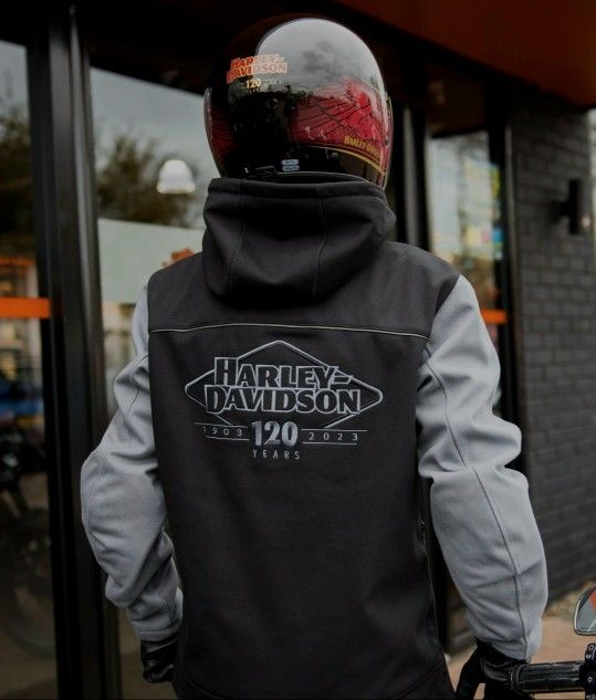 Harley Davidson 120th Anniversary Deflector Riding Fleece Jacket