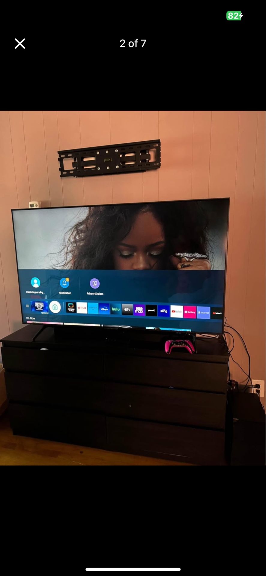 58” Samsung 4k Crystal UHD Tv