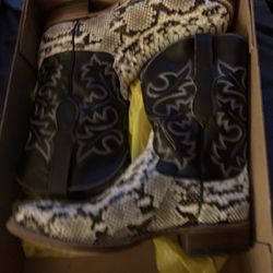 Snake Skin Boots 