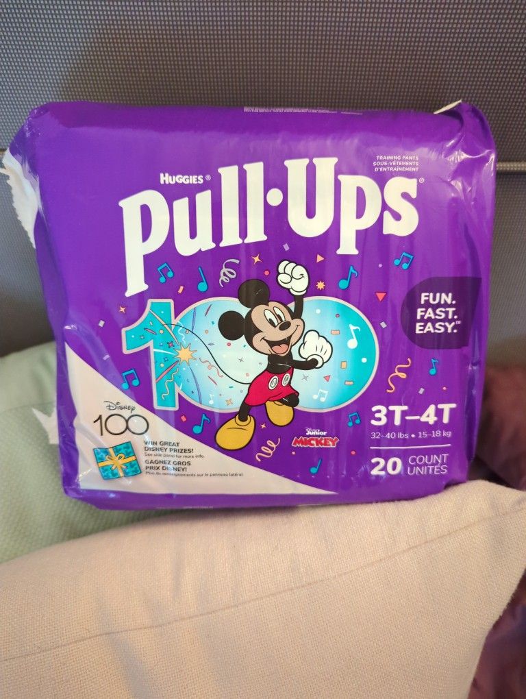 Huggies Pull Ups Training Pants - Size 3T-4T - Count 20 - NEW