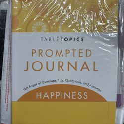 NEW Table Topics Happiness Prompted Journal
