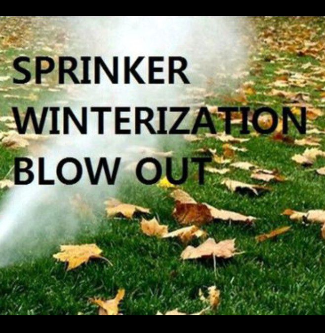 Winterization sprinkler blow out N Repair