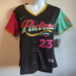 New Womens Padres Tatis Black City Connect Jerseys Stitched