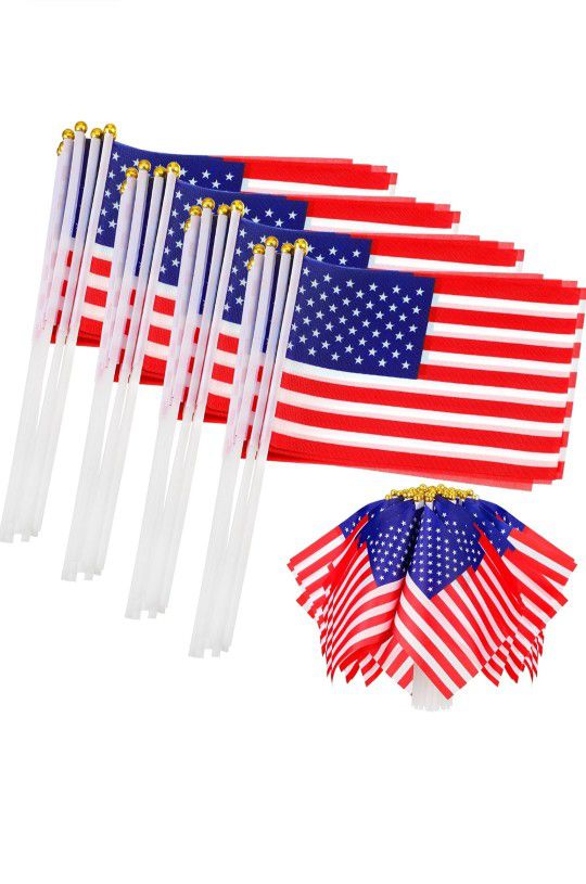 53 Fourth 4th of July Mini Flags