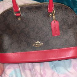 Leather Coach purse