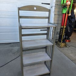 vintage  shelves stand bookcase kitchen dining folding