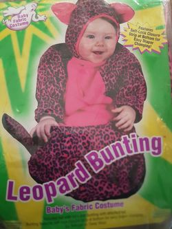 Baby bunting leopard costume new 3 to be 12 month
