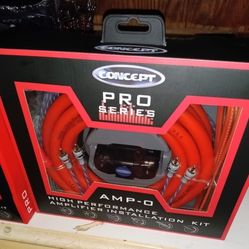 Concept Pro Series 0 Gauge Amp Kit Brand New In The Box 