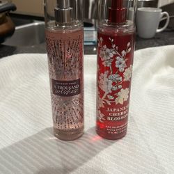Newbrand Japanese Cherry blossom  And A Thousands Wishes Fine Fragrance Mist Each 10 Dollars 