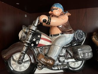 Motorcycle Cookie Jar