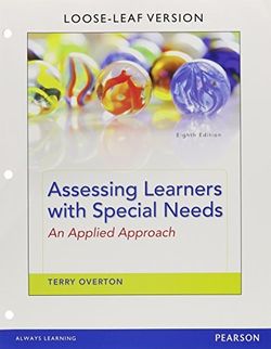 Special Education CSUB Textbook Assessing Learners with Special Needs
