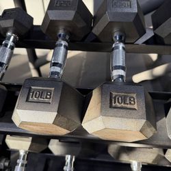 Vesta Fitness Cast Iron Hex Dumbbells – $1.29per lb