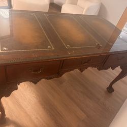 Antique Reproduction writing desk and  chair