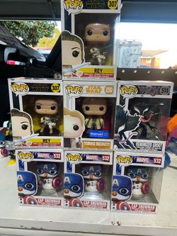 Funko pops lot of 7 in boxes