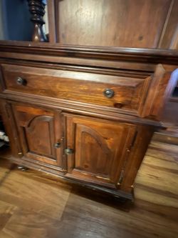 King Size Bed and night stand