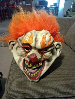 Scary Clown Halloween Latex Mask