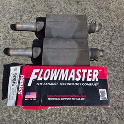 Flowmaster Super 44 series exhaust. Made in USA. Two available. Like new!!!