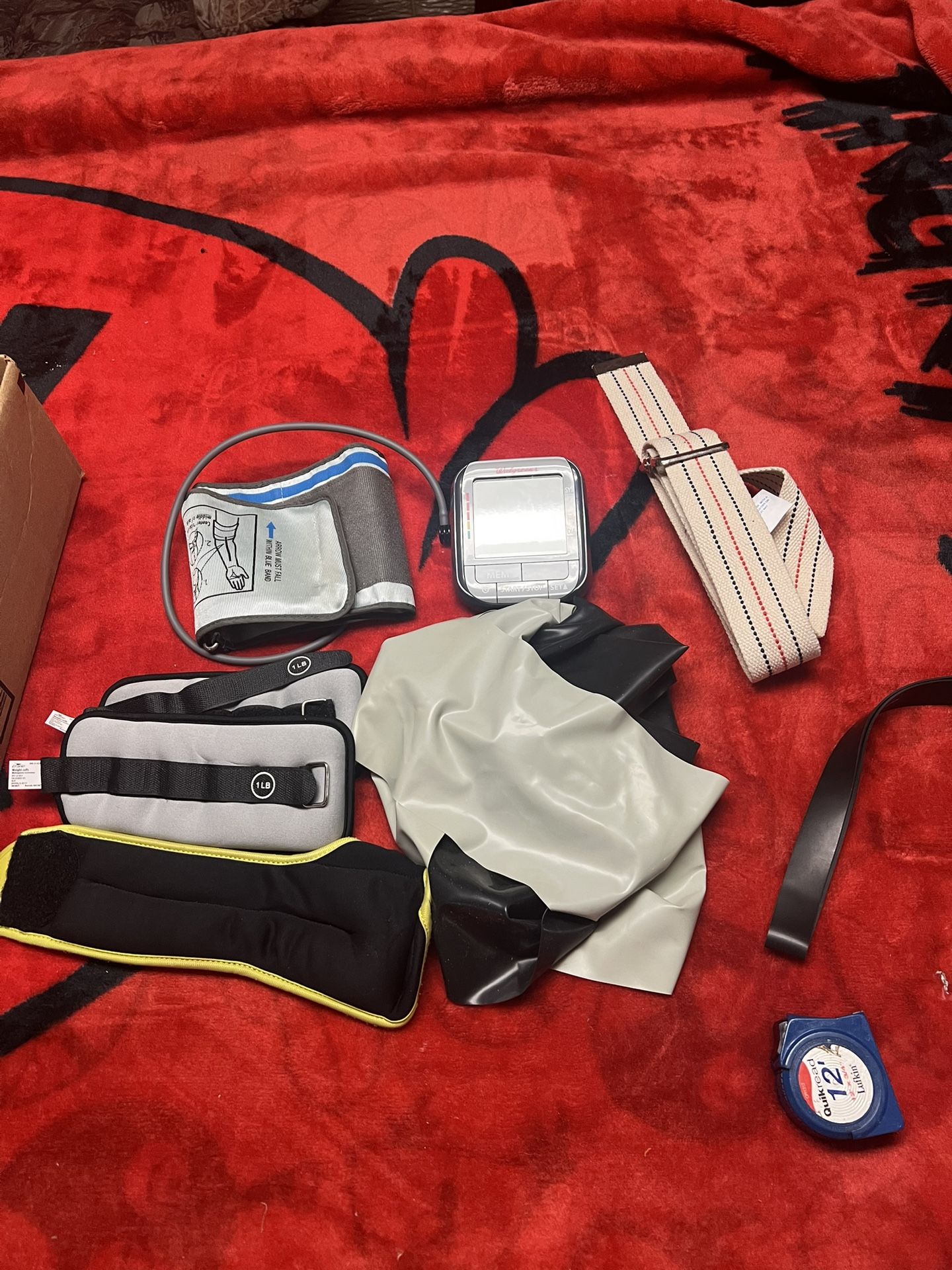 Blood Pressure Monitor And Resistance Bands