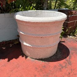 Stone planter pots