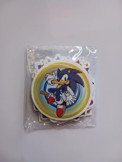 SONIC THE HEDGEHOG 25 PIECE STICKERS 