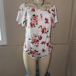 Womens Floral Bodysuit