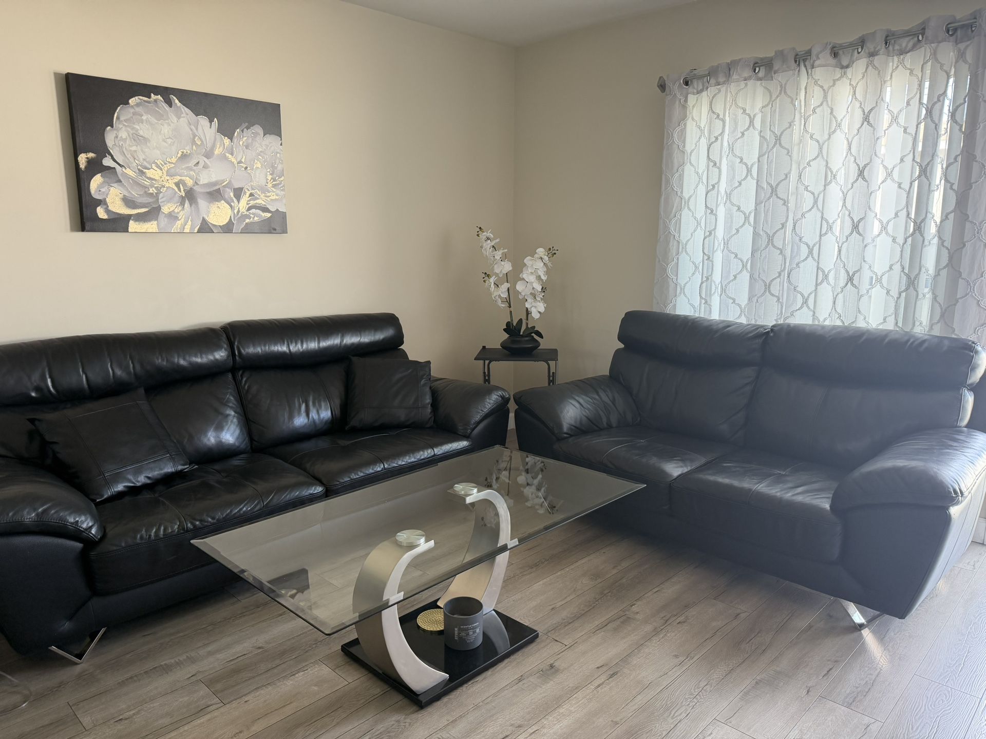 Sofa Love Seat Set Coffee table