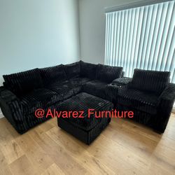 Sectional Sofa With Ottoman 