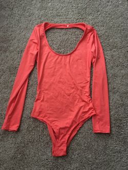 Medium red/orange bodysuit