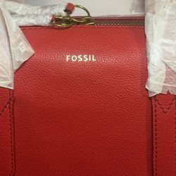 Not Used Designer Fossil Handbag/purse 