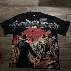 Godspeed Shirt Volcano Alien Invasion Shirt