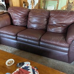 Leather Couch 