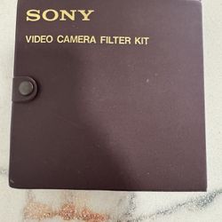 Sony Video Camera Filter Kit