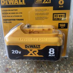 20v Dewalt 8Ah Battery 