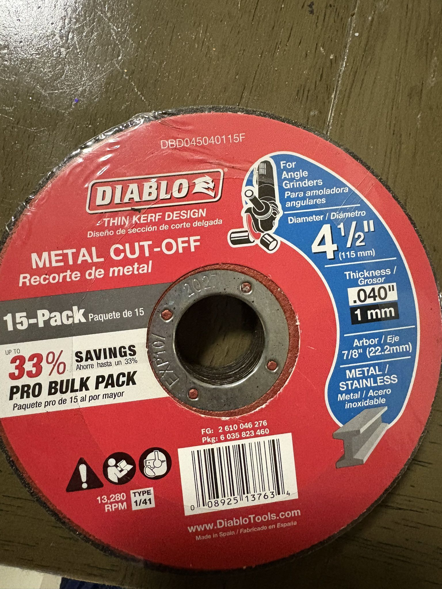 Diablo Metal Cut Off