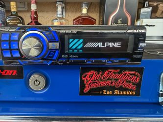 Old School Alpine with blue cda 9986 in excellent condition