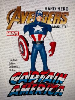 Captain America maquette hard hero statue avengers