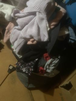 Two huge bags of womans size small winter approximately 100 pieces
