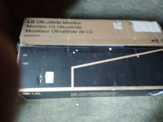 32in LG Ultrawide Display Monitor Model 3 4wk 650 $210