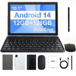 ATMPC Android 14 Octa-Core Tablet 10 Inch, 12GB RAM 128GB ROM*BRAND NEW*