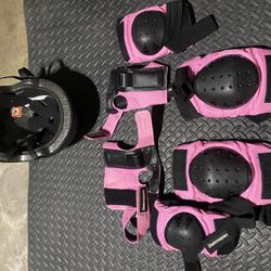 Knee , Wrist , Elbow Pads Plus Helmet