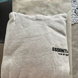 Light grey Kids Essentials hoodie