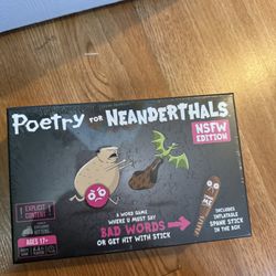 Poetry For Neanderthals