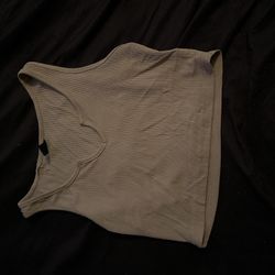 SHEIN Brown Crop Top 